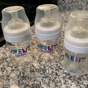 3 avent bottles